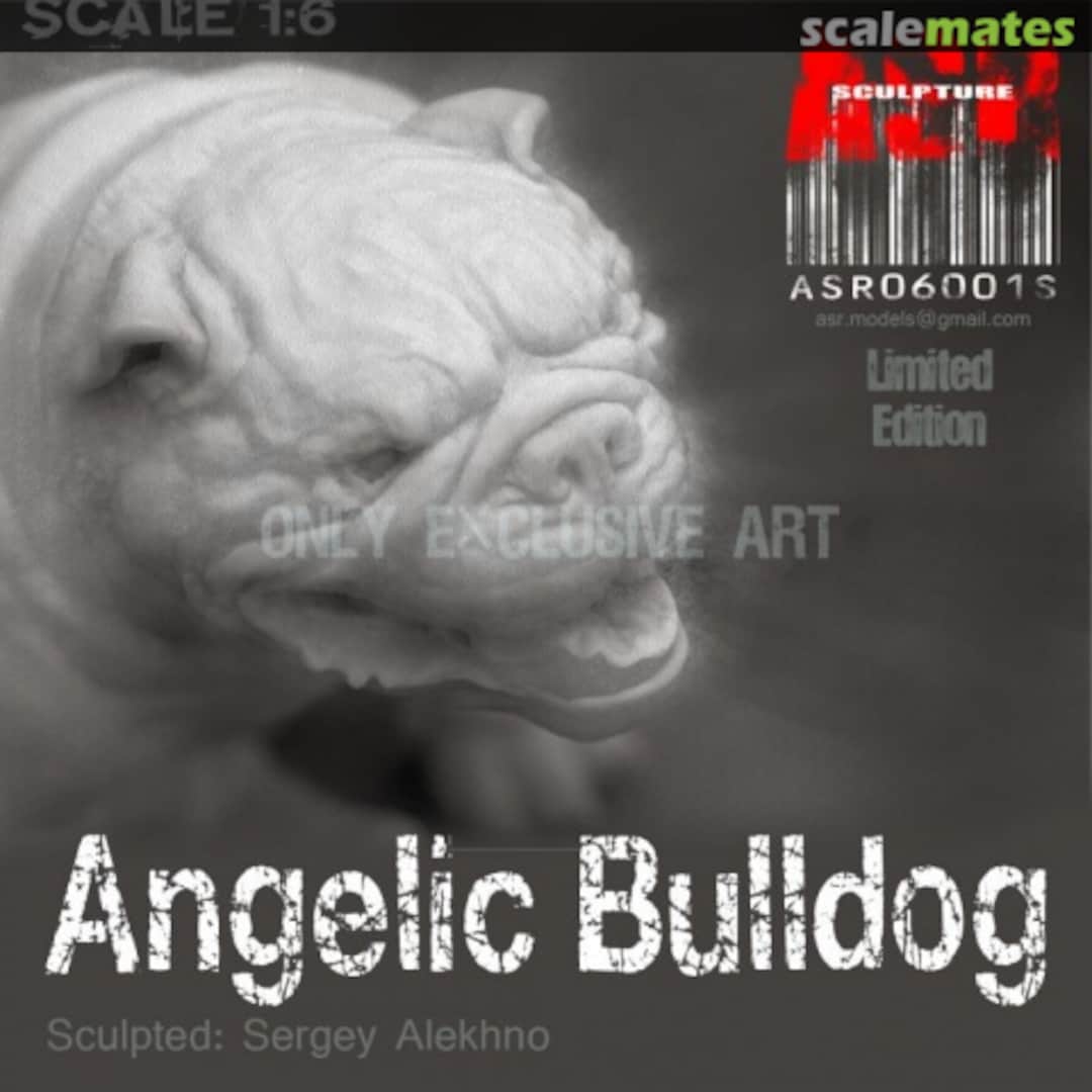 Boxart Angelic Bulldog. ASR 06001S ASR sculpture Boxart Angelic Bulldog. ASR 06001S ASR sculpture
