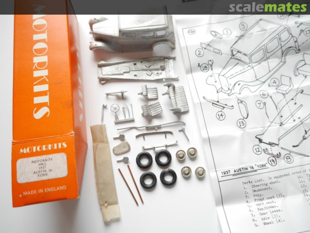 Boxart Austin 16/6 York Saloon MK02 Motorkits Boxart Austin 16/6 York Saloon MK02 Motorkits