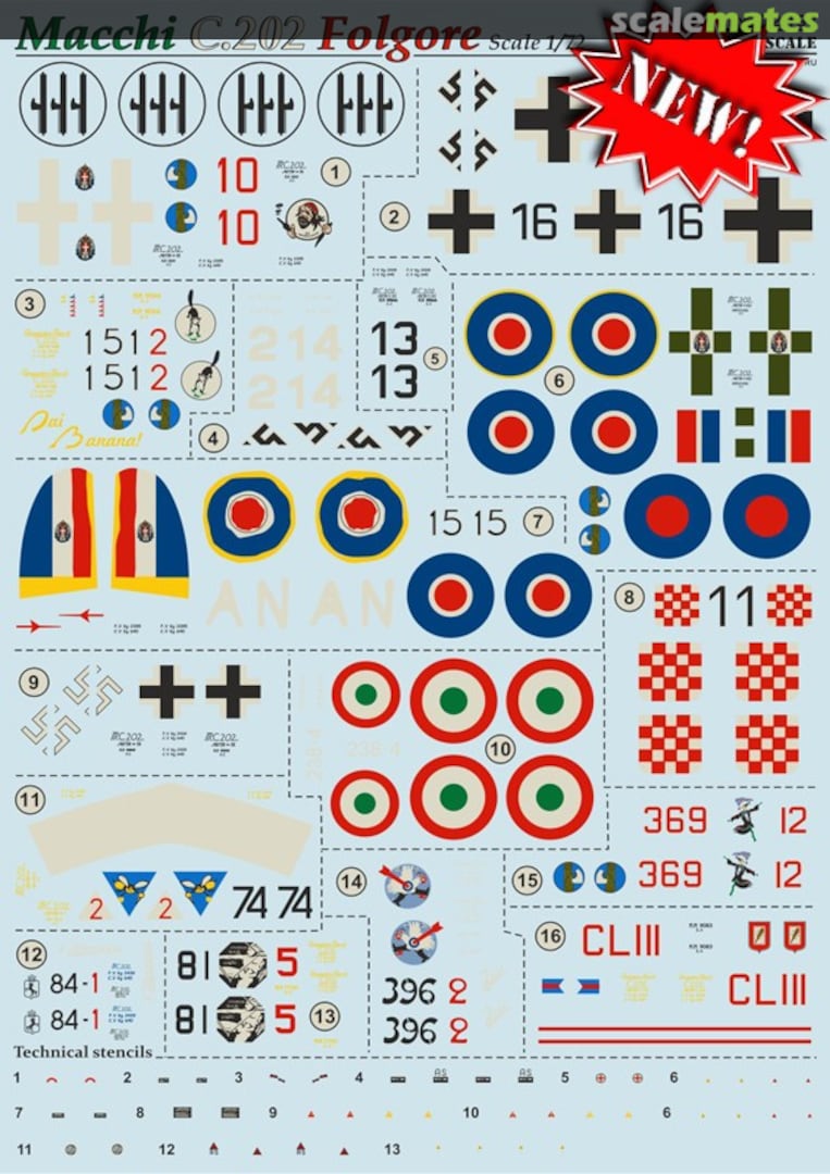 Boxart Macchi C.202 Folgore 72-197 Print Scale Boxart Macchi C.202 Folgore 72-197 Print Scale