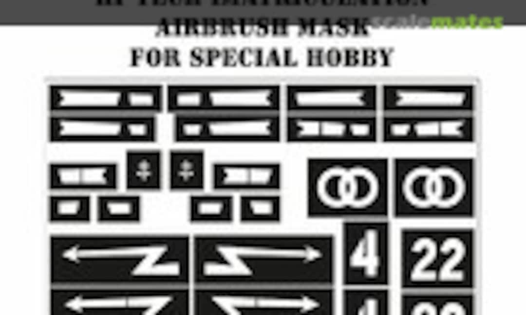 1:32 Yak-3 Hi-Tech imatriculation airbrush mask (MH Models X32014) X32014