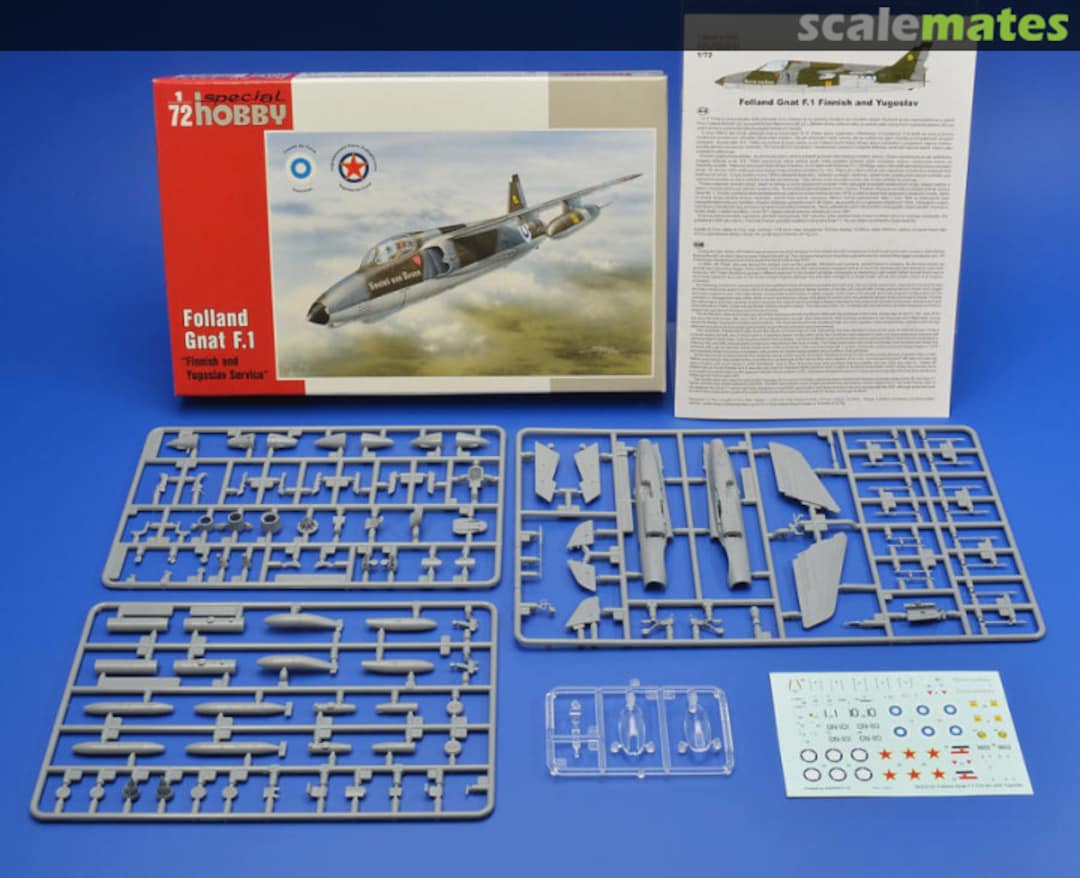 Contents Folland Gnat F.1 SH72137 Special Hobby Contents Folland Gnat F.1 SH72137 Special Hobby