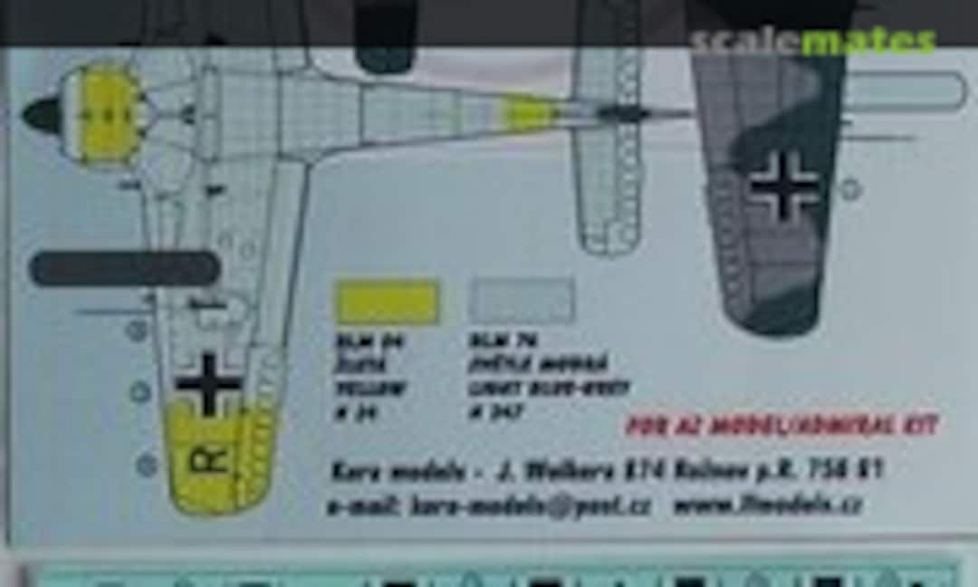 1:72 Focke-Wulf Fw-190A-2 Schneekufen set (Kora Models CSD7265) CSD7265