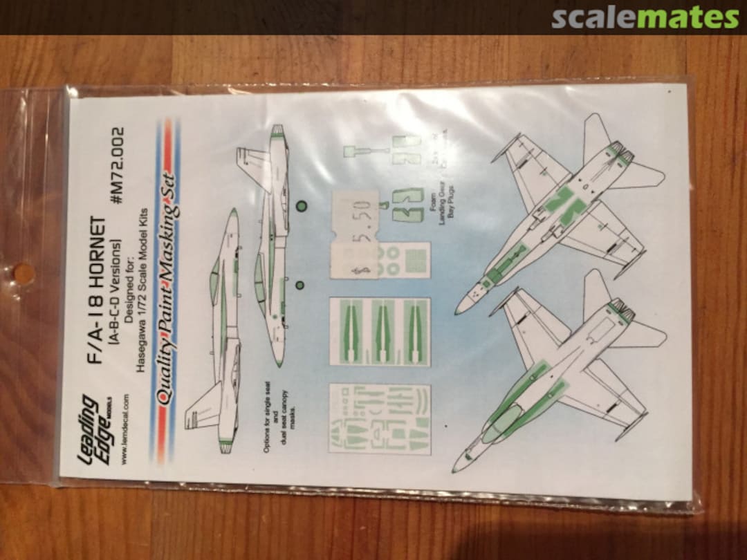 Boxart F/A-18 Hornet (A-B-C-D Versions) 72.002 Leading Edge