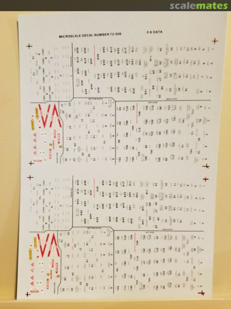 Boxart F-8 Crusader Data 72-506 Microscale Boxart F-8 Crusader Data 72-506 Microscale