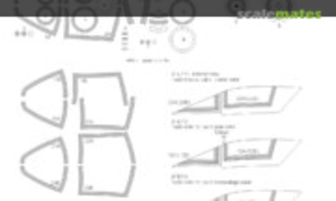 1:32 F-5E Tiger II EXPERT kabuki masks (New Ware NWAM0694) NWAM0694