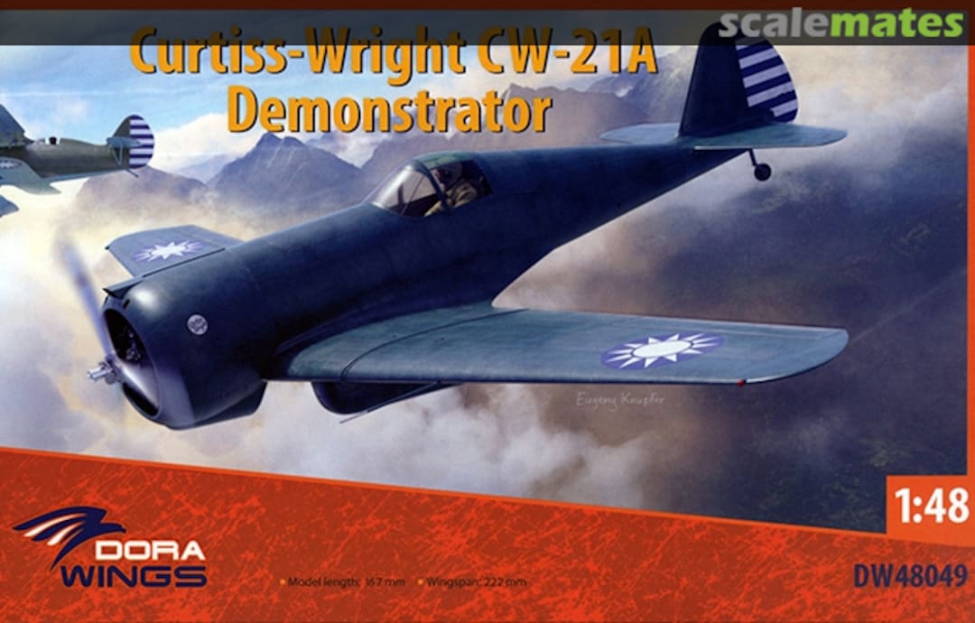 Boxart Curtiss-Wright CW-21A Demonstrator DW48049 Dora Wings Boxart Curtiss-Wright CW-21A Demonstrator DW48049 Dora Wings