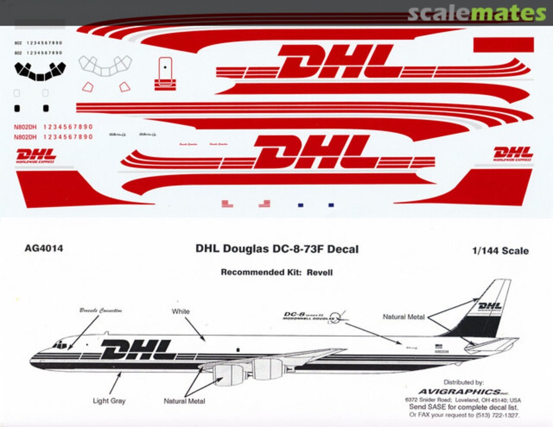 Boxart Douglas DC-8-73F AG4014 Avigraphics Boxart Douglas DC-8-73F AG4014 Avigraphics