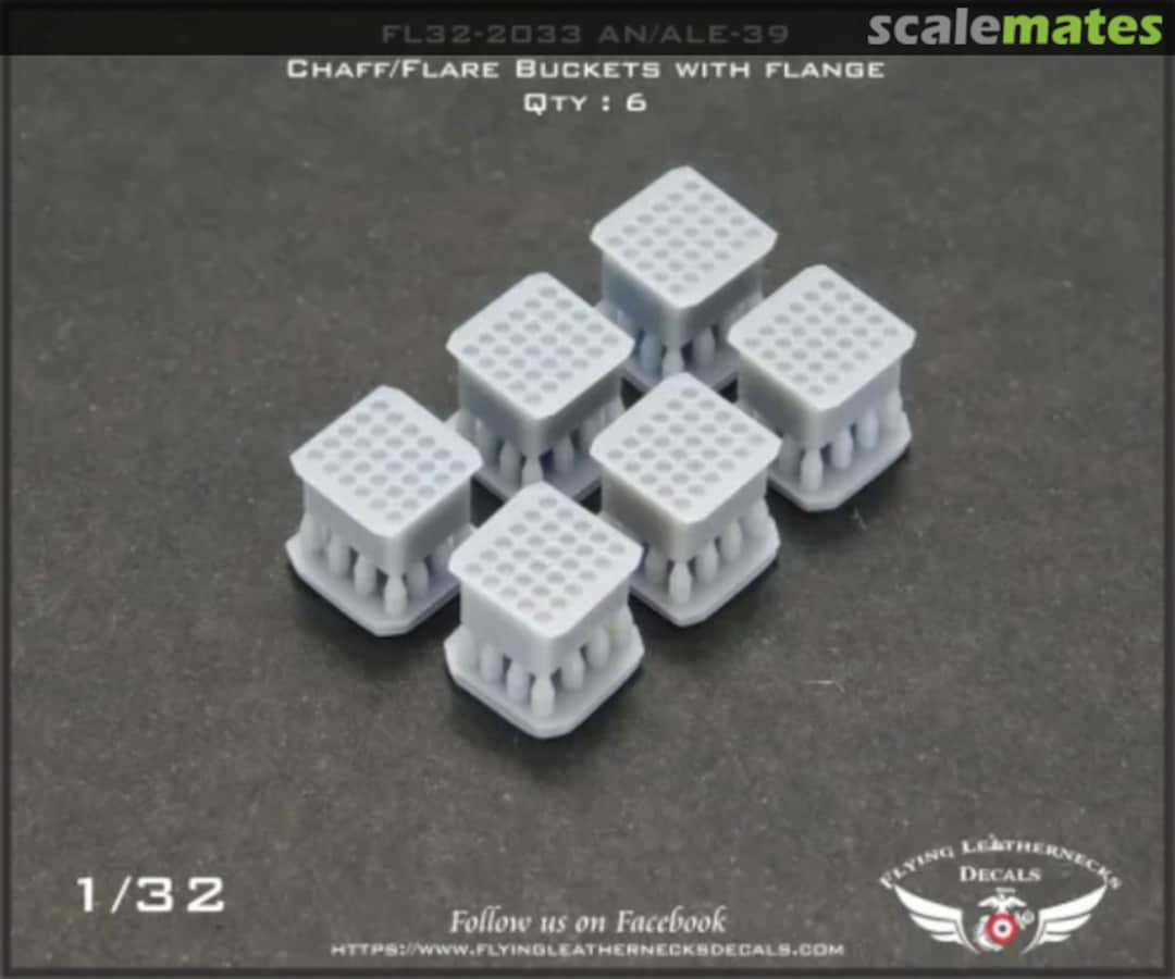 Boxart AN/ALE-39 Chaff/Flare Buckets with flange FL32-2033 Flying Leathernecks Boxart AN/ALE-39 Chaff/Flare Buckets with flange FL32-2033 Flying Leathernecks