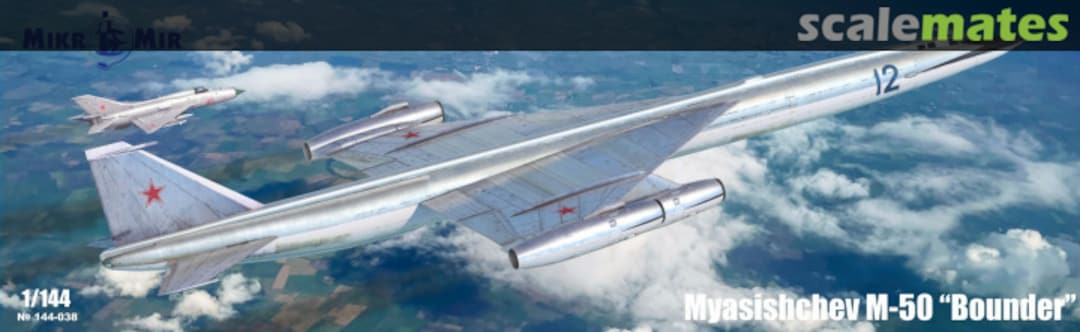 Boxart Myasishchev M-50 "Bounder" 144-038 MikroMir Boxart Myasishchev M-50 "Bounder" 144-038 MikroMir