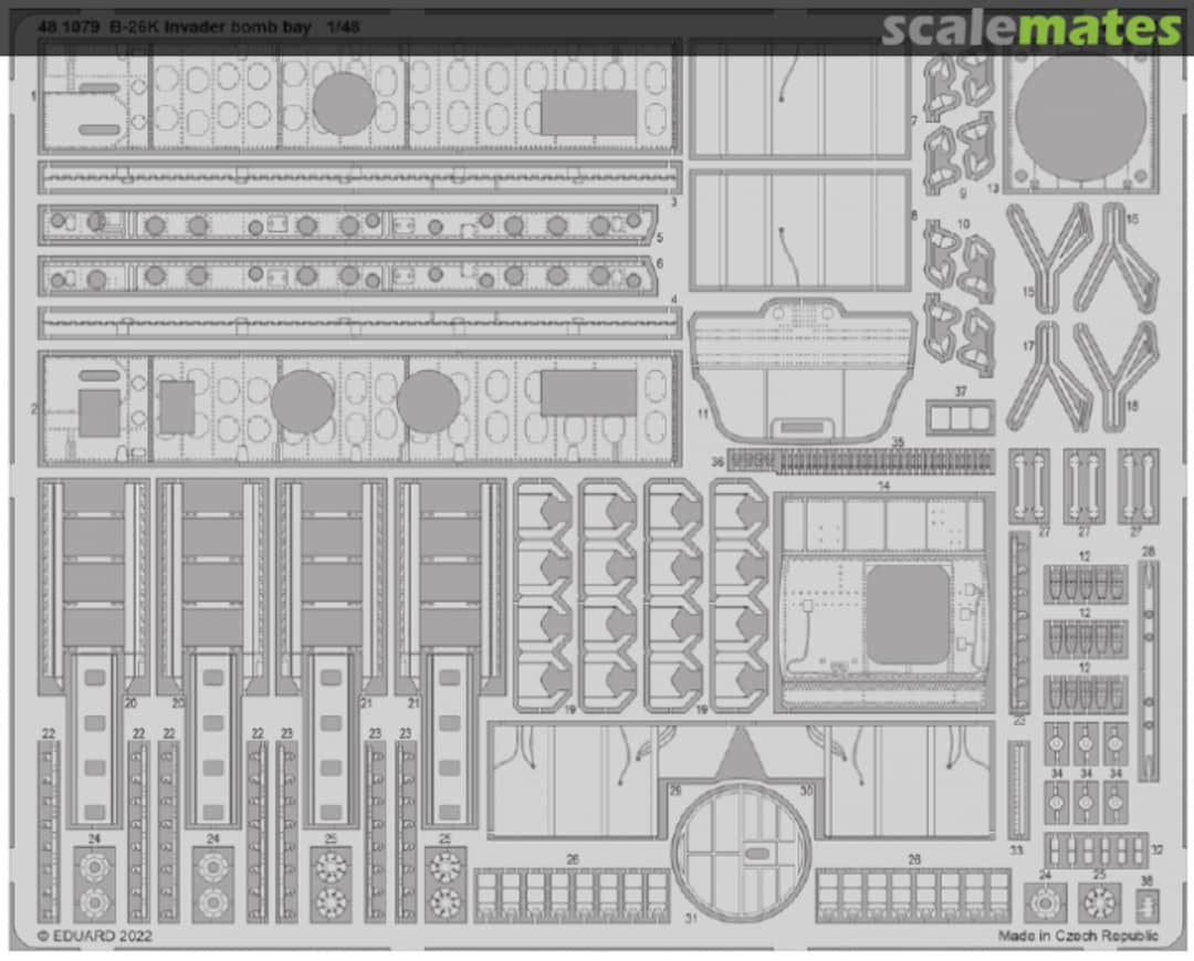 Boxart B-26K Invader bomb bay 481079 Eduard Boxart B-26K Invader bomb bay 481079 Eduard