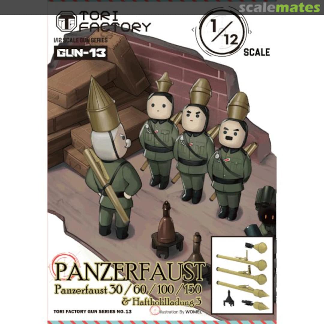 Boxart German Panzerfaust Set GUN-13 Tori Factory Boxart German Panzerfaust Set GUN-13 Tori Factory