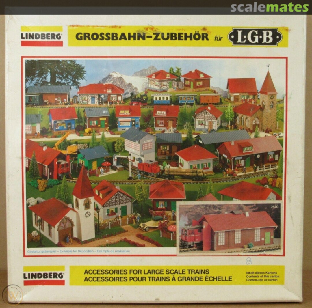 Boxart Storage Shed 2550 Lindberg LGB Boxart Storage Shed 2550 Lindberg LGB