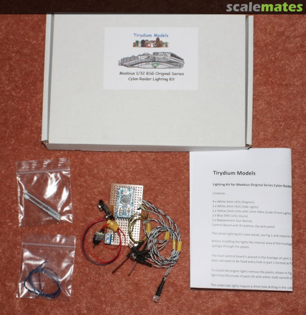 Boxart Cylon Raider BSG-06 Tirydium Models Boxart Cylon Raider BSG-06 Tirydium Models