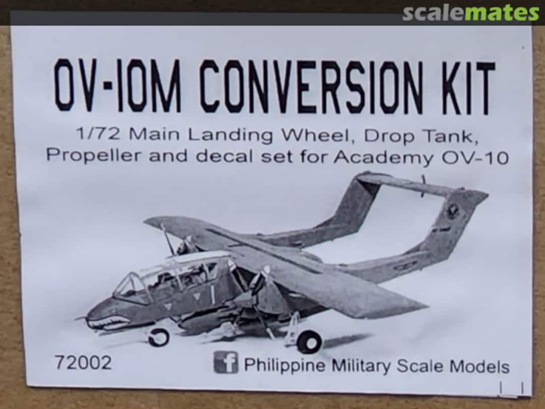 Boxart OV-10M Conversion Kit 72002 Philippine Military Scale Models Boxart OV-10M Conversion Kit 72002 Philippine Military Scale Models