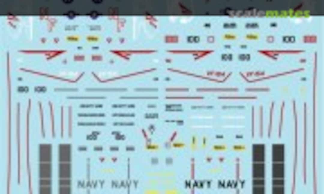 1:144 U.S. Navy F-14A VF-154 Black Knights OTIS (MYK Design 07028) 07028