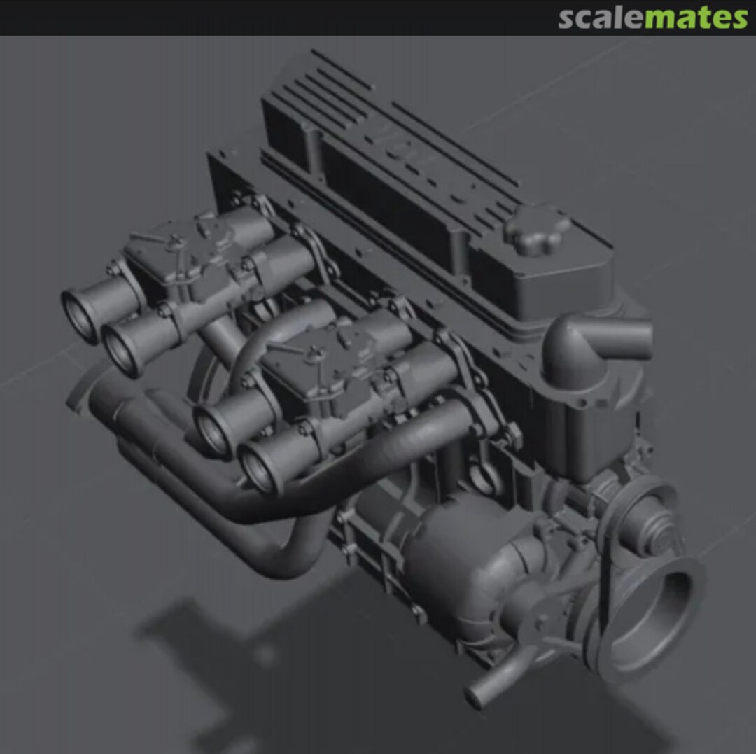 Boxart Volvo B20 Engine 1/24 842185 Ghostman 3D Parts & Models