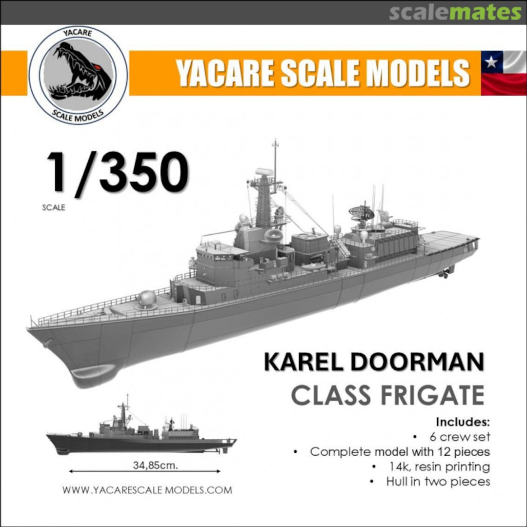 Boxart Karel Doorman Class Frigate 051 Yacare Scale Models
