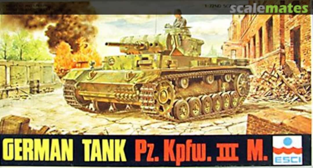 Boxart Pz.Kpfw. III M 8001 ESCI Boxart Pz.Kpfw. III M 8001 ESCI