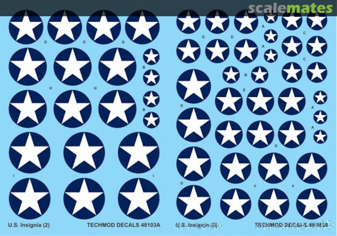 Boxart US National Insignia 1942-1943 48103 Techmod Boxart US National Insignia 1942-1943 48103 Techmod