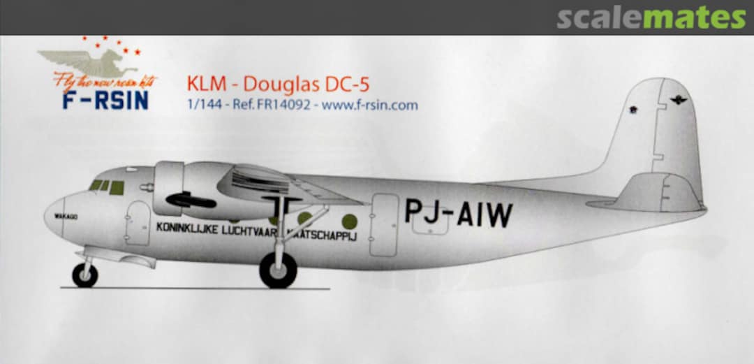 Boxart Douglas DC-5-511 FR14092 F-RSIN