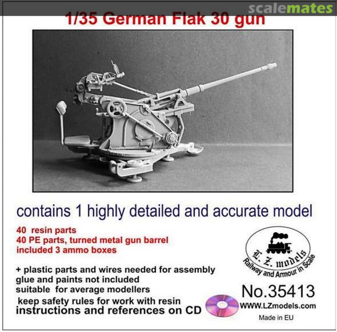 Boxart Flak 30 Gun 35413 L.Z. Models