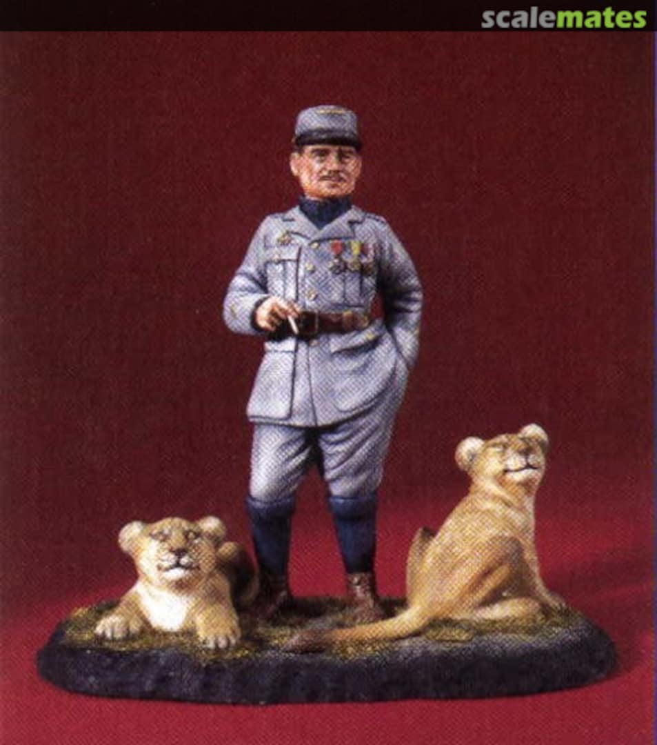 Boxart Raoul Lufbery w/Lion Cubs Whiskey & Soda MC12007 Model Cellar Boxart Raoul Lufbery w/Lion Cubs Whiskey & Soda MC12007 Model Cellar