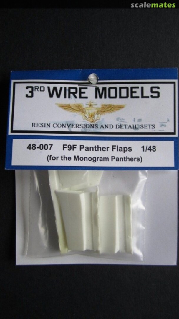 Boxart Grumman F9F Panther Flaps 48-007 3rd Wire Models Boxart Grumman F9F Panther Flaps 48-007 3rd Wire Models