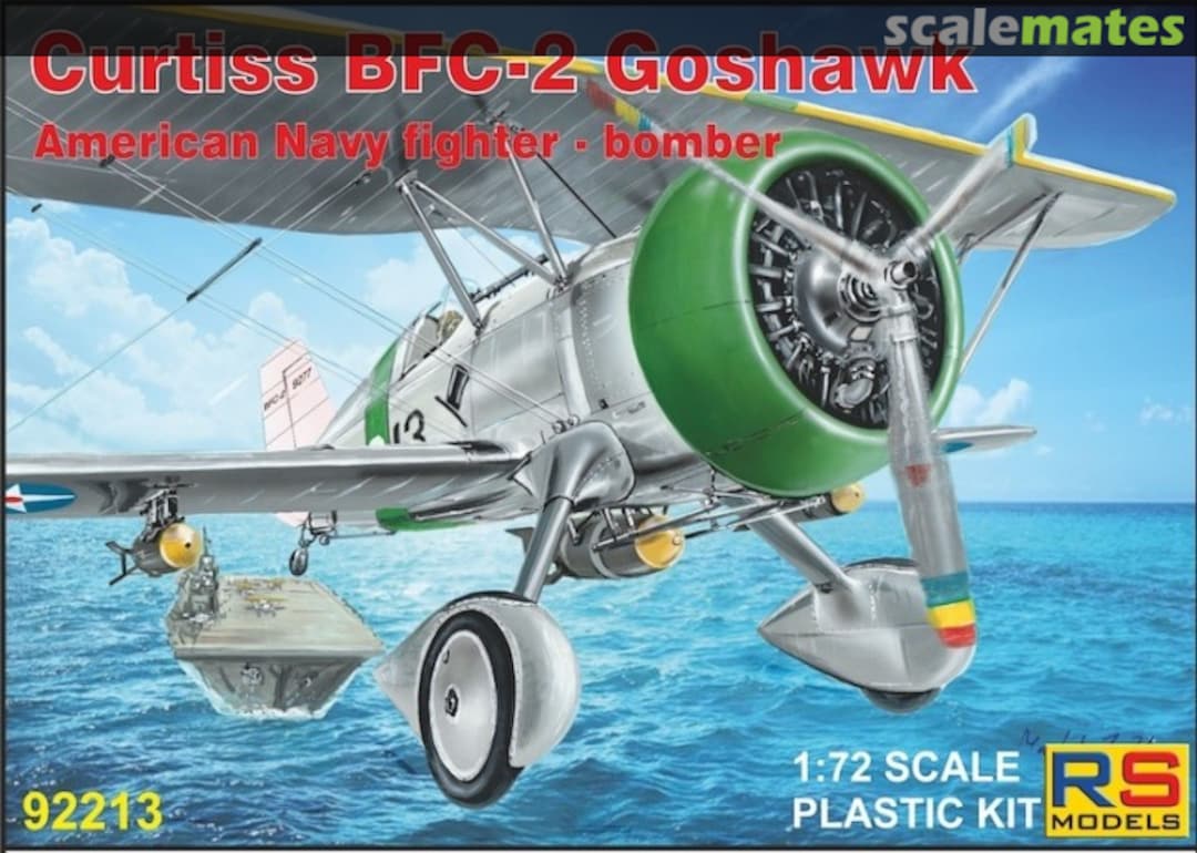 Boxart Curtiss BFC-2 Goshawk 92213 RS Models