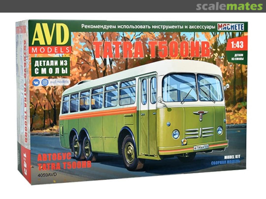 Boxart Tatra T500HB Bus 4059AVD AVD Models