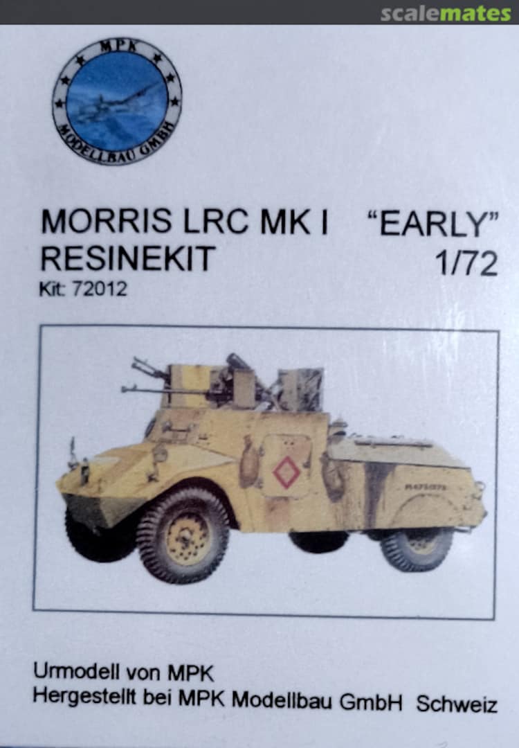 Boxart Morris LRC MK I "early" 72012 MPK Modellbau