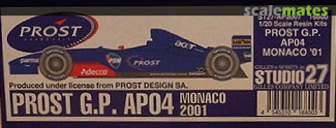 Boxart Prost AP04 ST27-AP2007 Studio27