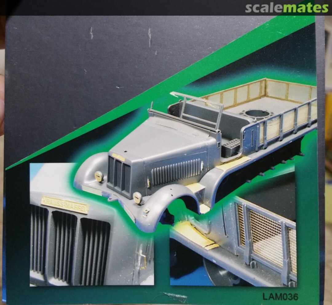 Boxart Sd.Kfz.7/1 Metal mesh Update Set LAM036 Lion Roar Boxart Sd.Kfz.7/1 Metal mesh Update Set LAM036 Lion Roar