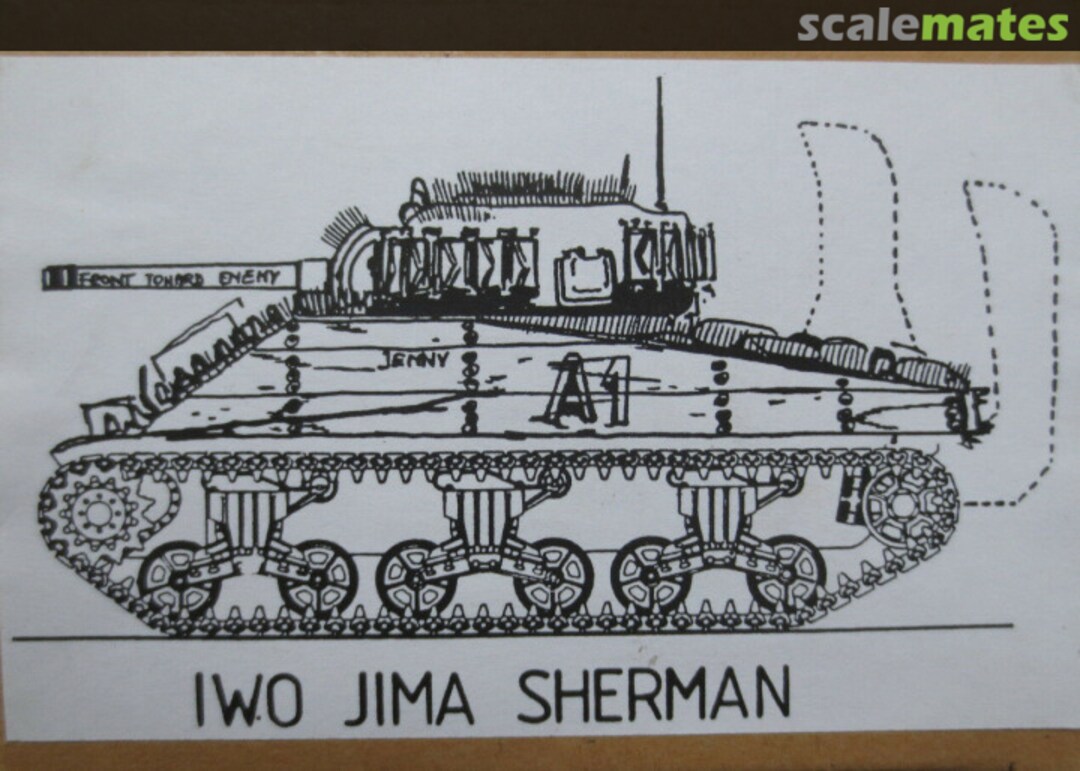 Boxart Iwo Jima Sherman Fine Scale Factory Boxart Iwo Jima Sherman Fine Scale Factory