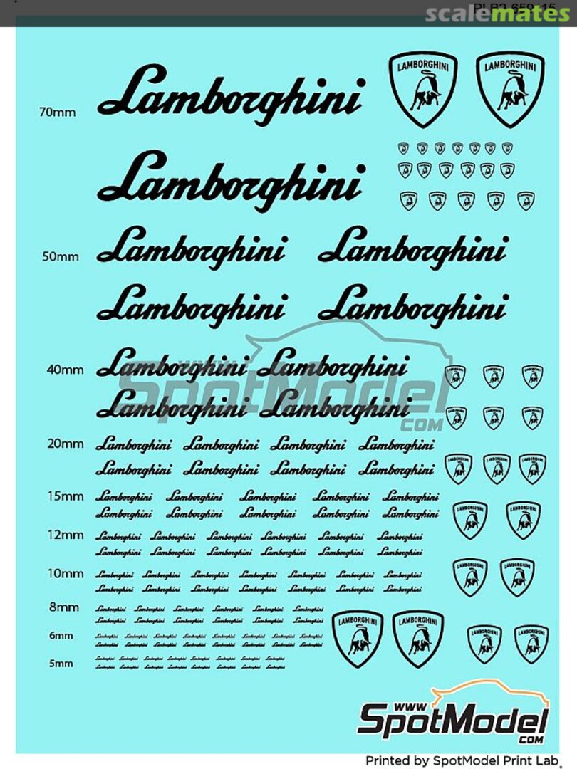 Boxart Lamborghini Logos PLB2-659115 Print Lab Decals Boxart Lamborghini Logos PLB2-659115 Print Lab Decals