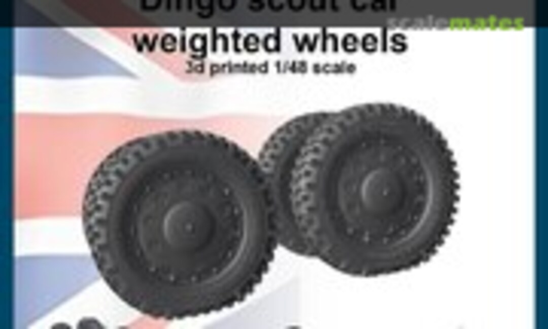 1:48 Dingo Scout Car weighted wheels (FC Model Trend 48423) 48423
