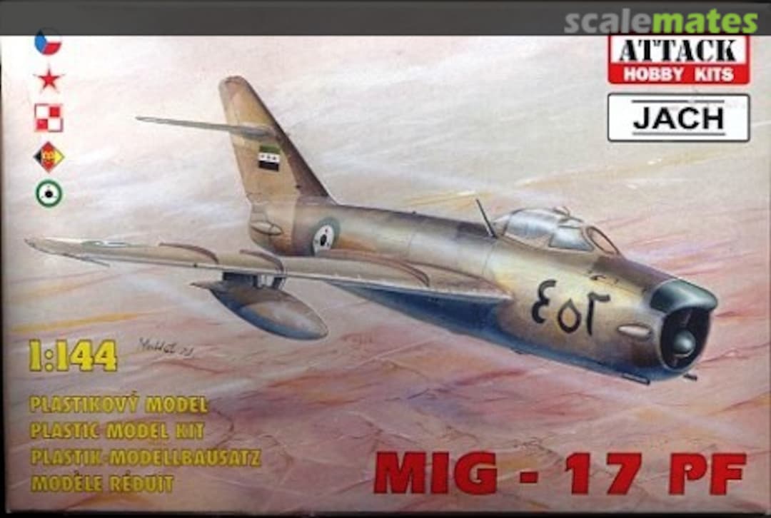 Boxart MiG-17 PF 14402 Attack Hobby Kits