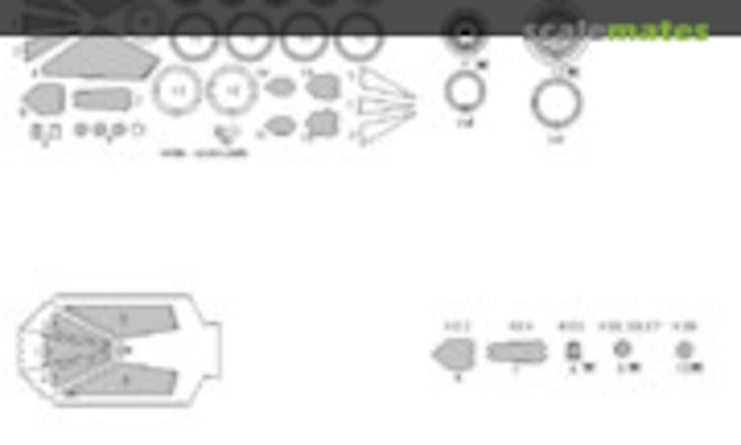 1:48 F-117A BASIC kabuki masks (New Ware NWAM0996) NWAM0996