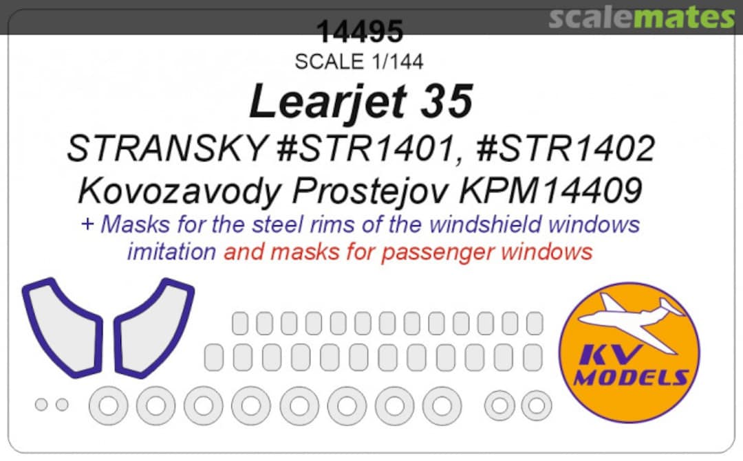 Boxart Learjet 35 14495 KV Models
