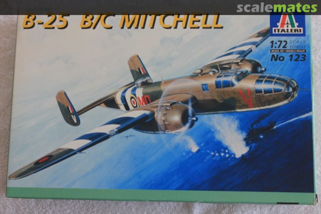 Boxart B-25 B/C Mitchell 123 Italeri Boxart B-25 B/C Mitchell 123 Italeri