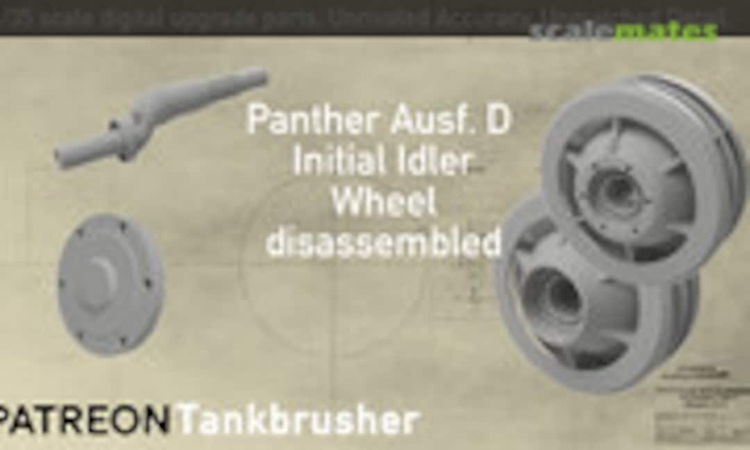1:35 Disassembled Initial Idler for Panther Ausf. D (Tankbrusher Scale Modeling 352312002) 352312002
