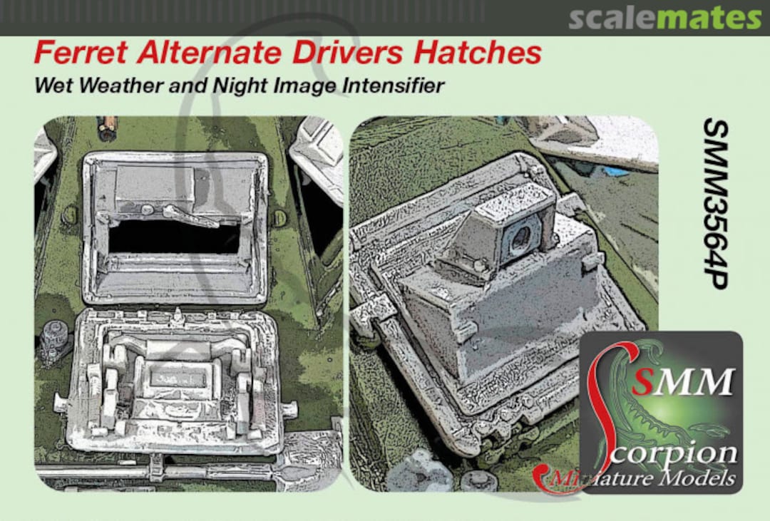 Boxart Ferret Alternate Driver Hatches SMM3564P Scorpion Miniature Models Boxart Ferret Alternate Driver Hatches SMM3564P Scorpion Miniature Models