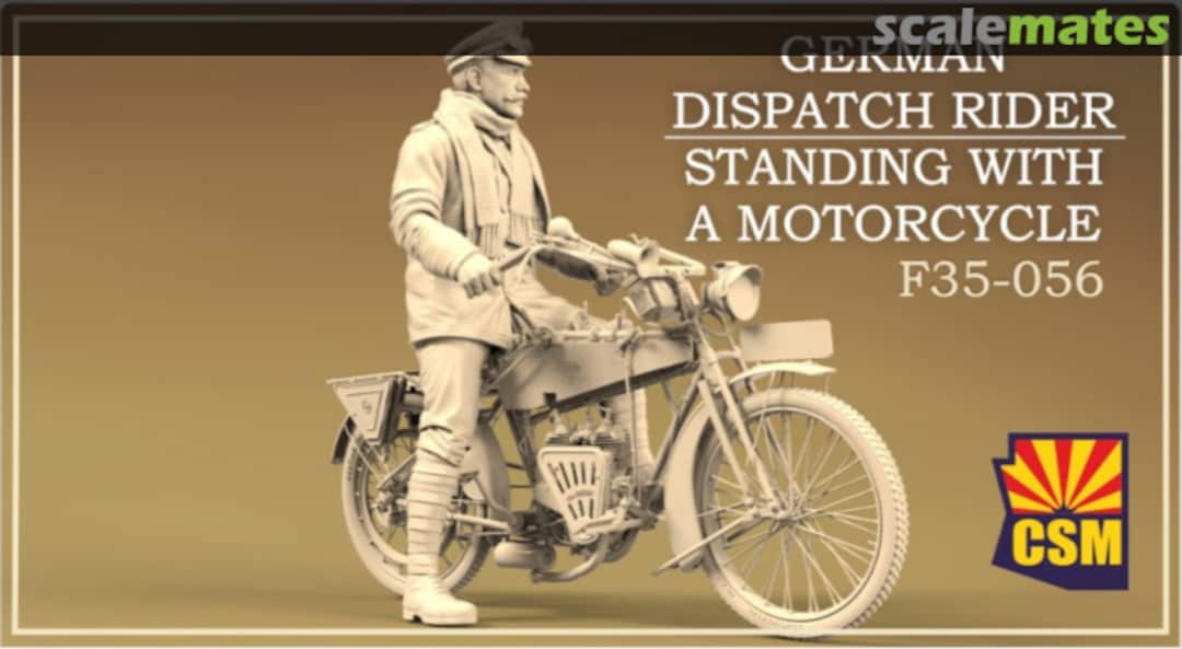 Boxart German dispatch rider F35-056 Copper State Models Boxart German dispatch rider F35-056 Copper State Models