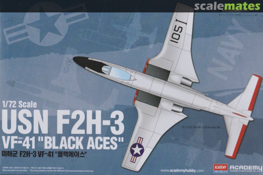 Boxart USN F2H-3 12548 Academy/Minicraft