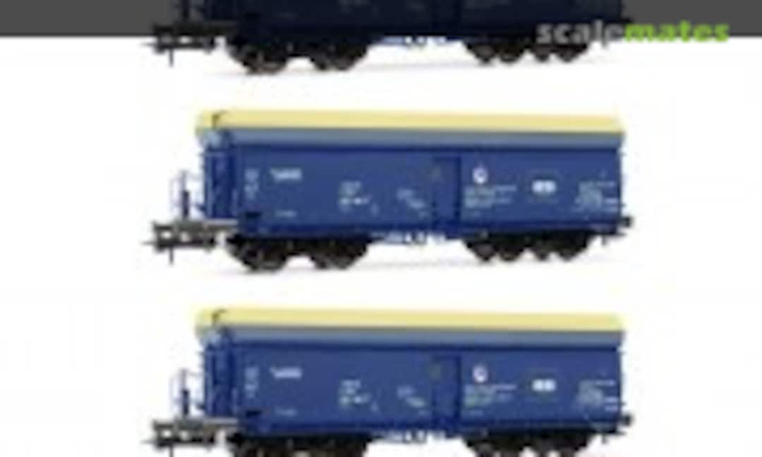 PKP Cargo 3-tlg Set 4-achs Selbstentladewagen (Rivarossi HR6589)
