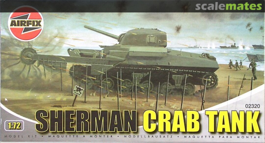 Boxart Sherman Crab Tank 02320 Airfix Boxart Sherman Crab Tank 02320 Airfix