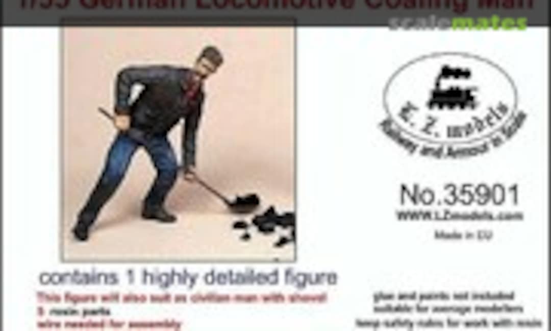 1:35 Locomotive Coaling Man (L.Z. Models 35901) 35901
