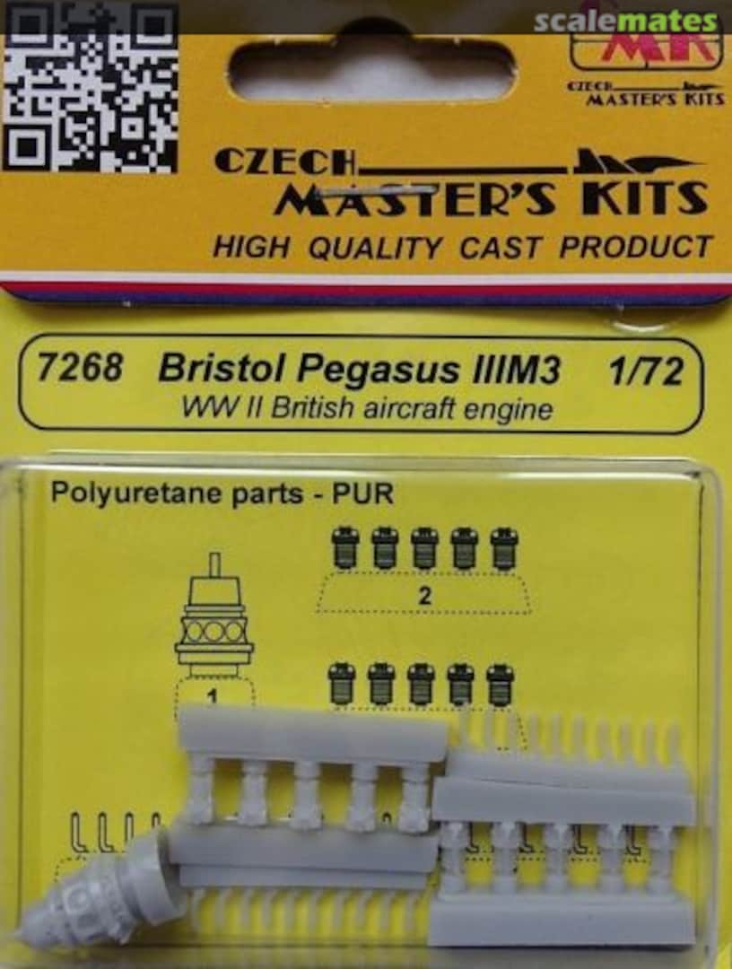Boxart Bristol Pegasus IIIM3 WW II British Aircraft Engine 7268 CMK