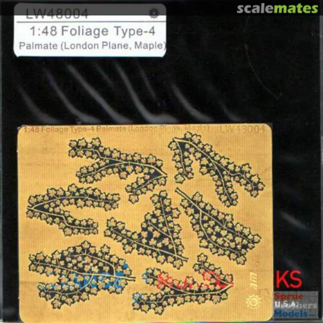 Boxart Foliage Type-4 Palmate (London plane,Maple) LW48004 Alliance Model Works Boxart Foliage Type-4 Palmate (London plane,Maple) LW48004 Alliance Model Works