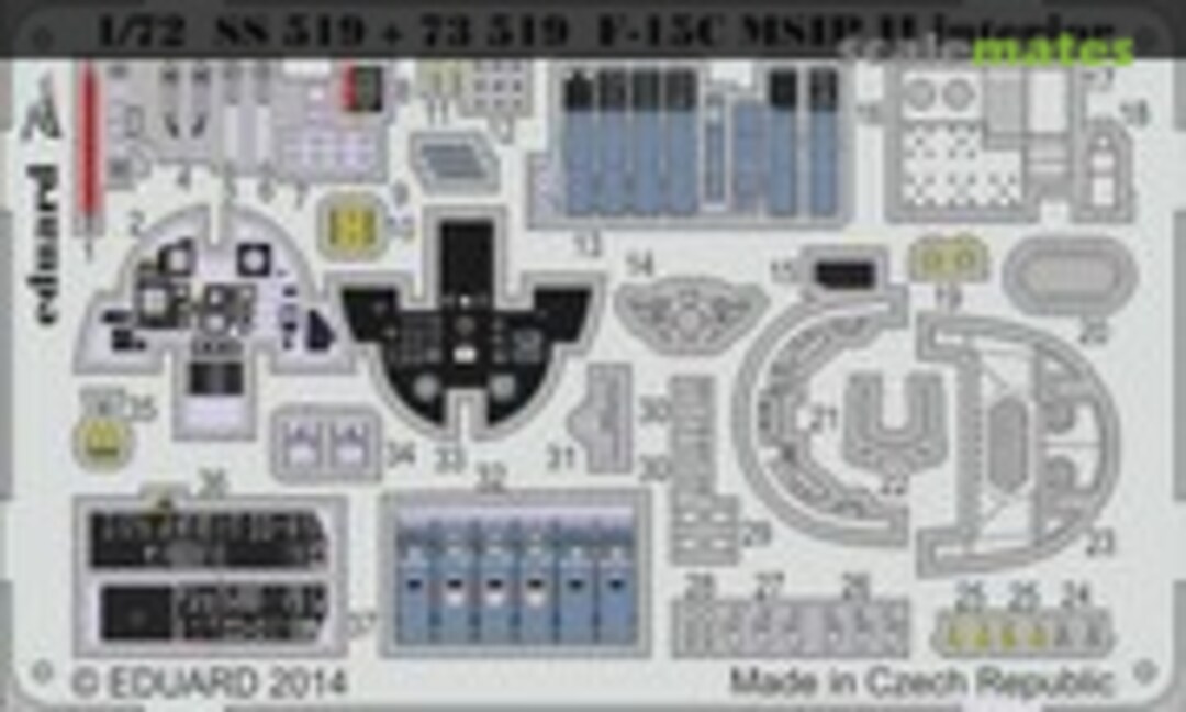 1:72 F-15C MSIP II interior S.A. (Eduard SS519) SS519