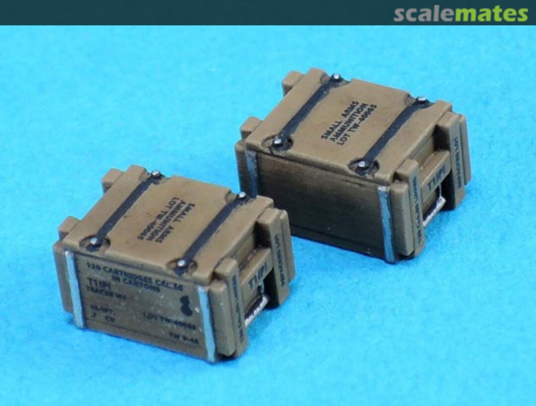 Boxart WWII Cal.50 Wooden Ammo Crate set (100RD) LF1298 Legend Productions Boxart WWII Cal.50 Wooden Ammo Crate set (100RD) LF1298 Legend Productions